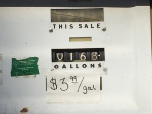 Gas, my budget nemesis